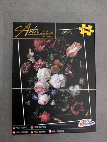 Bloemen legpuzzel 1000 stuks beschikbaar voor biedingen