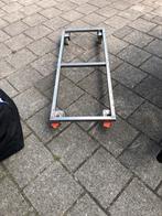 Rvs Transportkar met remmen 50x120, 100 liter of meer, Ophalen, Gebruikt, Transportkar
