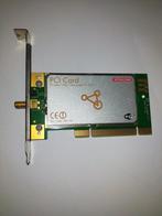 Sitecom PCI Wireless Card – Vintage Desktop Wi-Fi Adapter, Computers en Software, Netwerkkaarten, Ophalen of Verzenden, Zo goed als nieuw