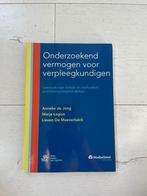 Onderzoekend vermogen voor verpleegkundigen, De Jong et al., Zo goed als nieuw, Bohn Stafleu van Loghum, Beta, HBO