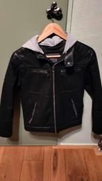 Stoere biker jas met 158 van C&A, Ophalen of Verzenden, Zo goed als nieuw, Jongen, Jas