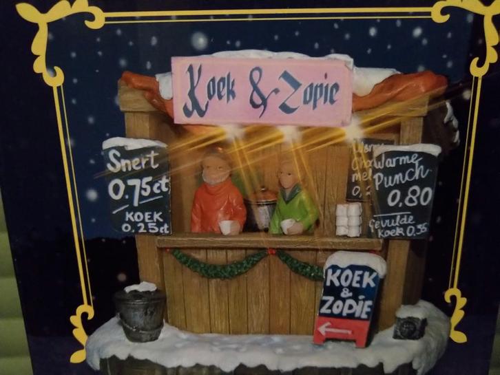 Koek en Zopie kraam typisch Hollands kerstdorp kerst dorp, Diversen, Kerst, Zo goed als nieuw, Ophalen of Verzenden