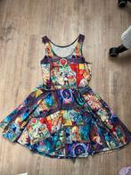 Sneeuwwitje jurk maat onesize, Ophalen of Verzenden, Zo goed als nieuw, Maat 38/40 (M), Onder de knie