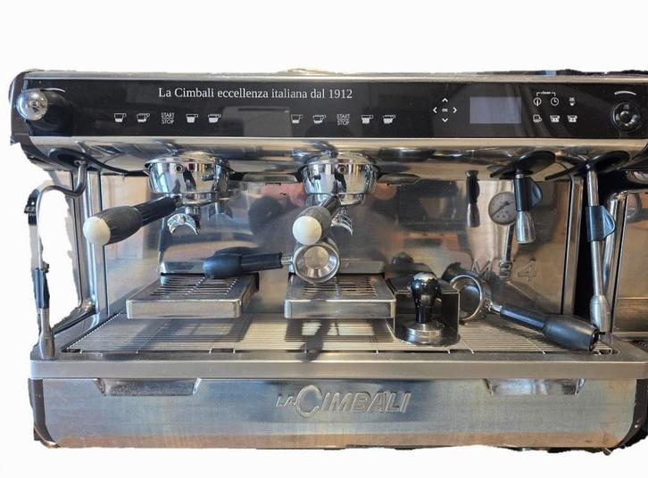Nette La cimbali m34 2- groep, Witgoed en Apparatuur, Koffiezetapparaten, Zo goed als nieuw, Espresso apparaat, 10 kopjes of meer