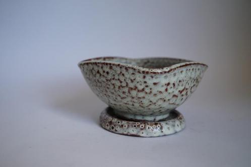 vintage bloempot Potterij Zaalberg bruisglazuur onderschotel, Tuin en Terras, Bloempotten, Zo goed als nieuw, Aardewerk, Binnen