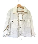 Blouse/jasje ZARA met linnen nieuw met kaartje, Ophalen of Verzenden, Nieuw, Maat 42/44 (L), Beige