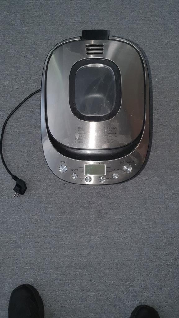 Inventum BM95/01 Broodbakmachine - Zo goed als nieuw!, Witgoed en Apparatuur, Broodbakmachines, Zo goed als nieuw, Met timer, 800 tot 1200 gram deeg