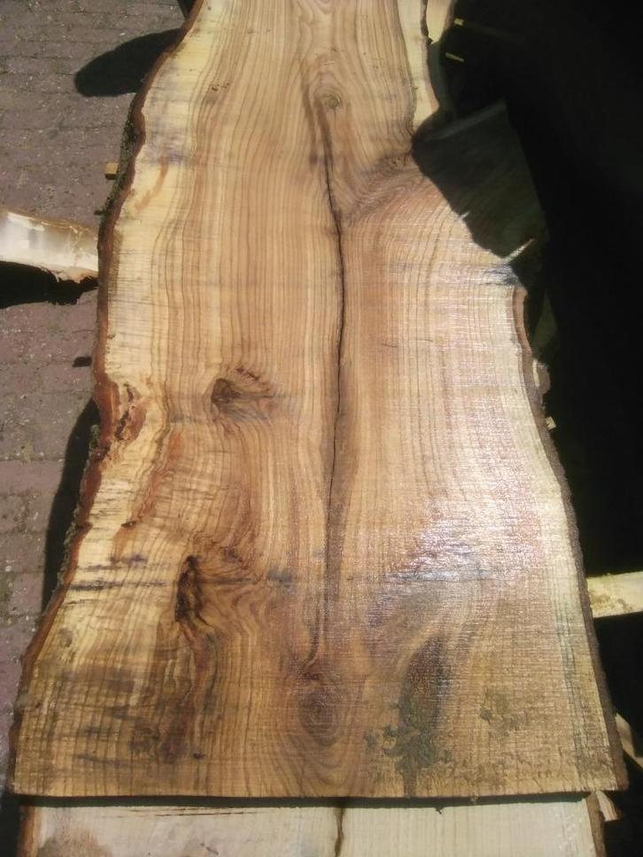 Eiken boomstam schaaldelen, Doe-het-zelf en Verbouw, Hout en Planken, Nieuw, Plank, Eiken, Minder dan 200 cm, Ophalen