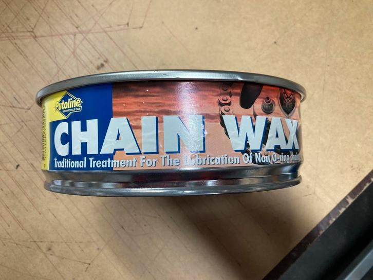 Nieuw blik Chain Wax (Putoline), kettingsmeermiddel, Motoren, Tuning en Styling, Ophalen of Verzenden