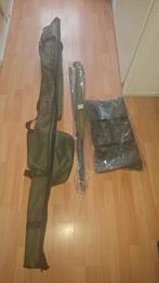 2 Hengels, Onthaakmat & Schepnet - Complete Set, Watersport en Boten, Hengelsport | Algemeen, Ophalen, Nieuw, Complete hengel