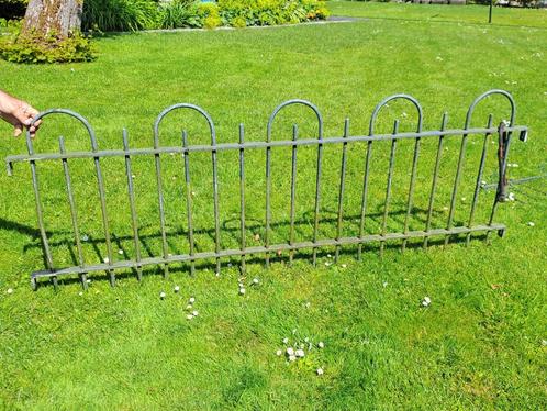 Hekwerk met landelijke uitstraling 2,94 mtr, Tuin en Terras, Tuinhekken en Hekwerk, Gebruikt, Tuinhek, IJzer, Ophalen