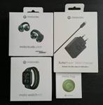 Set van Motorola: smartwatch, tag, oplader en earbuds, Ophalen of Verzenden, Nieuw, Overige typen, Overige merken