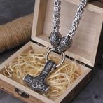 Thor Hamer Heren Ketting / Viking Noorse, Verzenden, Nieuw, Zilver, Overige materialen