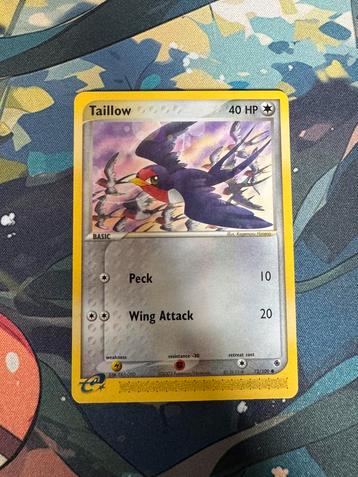 Pokémon kaart Taillow #72 Ruby & Sapphire beschikbaar voor biedingen