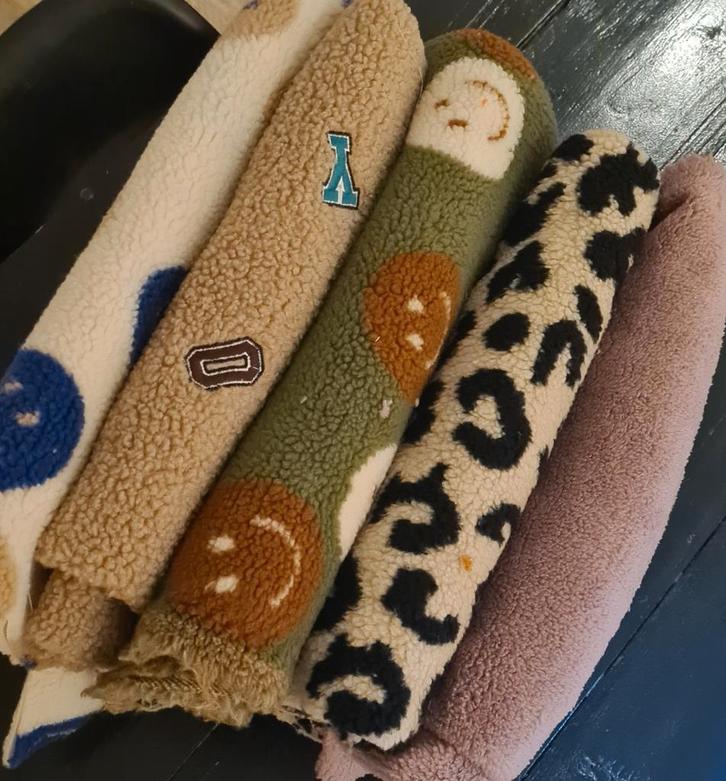 Teddy Stof Pakket, Hobby en Vrije tijd, Stoffen en Lappen, Nieuw, Polyester, 30 tot 120 cm, 30 tot 200 cm, Overige kleuren, Ophalen of Verzenden