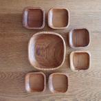 Houten schaaltjes, Gebruikt, Schaal, Onbekend, Ophalen of Verzenden