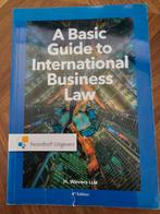 Basic Guide to International Business Law, Zo goed als nieuw, Beta, H. Wevers LLM, HBO
