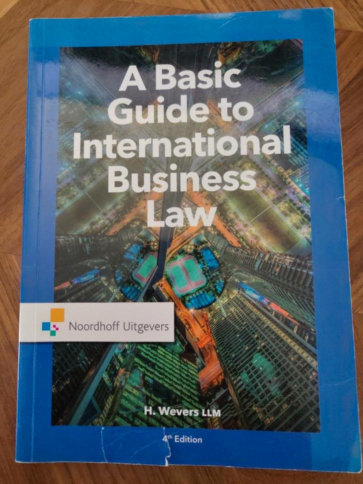 Basic Guide to International Business Law, Boeken, Studieboeken en Cursussen, Zo goed als nieuw, HBO, Beta, Ophalen of Verzenden