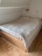 Gehaakte beddensprei, Ophalen of Verzenden, Zo goed als nieuw, Eenpersoons, Hout