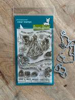 Lawn fawn stempel&dieset cheesy Christmas, Ophalen of Verzenden, Zo goed als nieuw, Clearstamp