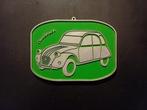 Aluminium CITROËN 2CV EEND reclamebord reclame bord, Ophalen of Verzenden, Zo goed als nieuw, Reclamebord