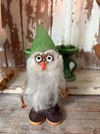 Vintage kabouter puntmuts , dennenappel, Diversen, Kerst, Ophalen of Verzenden, Gebruikt