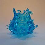 Zeldzame Blauwe Murano 'Volcano'  Vaas, Antiek en Kunst, Antiek | Vazen, Ophalen of Verzenden