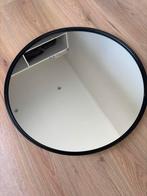Ronde zwarte spiegel, Huis en Inrichting, Woonaccessoires | Spiegels, Ophalen of Verzenden, Zo goed als nieuw, Rond, Minder dan 100 cm