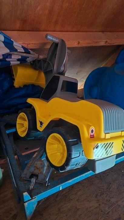 BIG Power Worker Maxi Loader/werkvoertuig/loopauto, Kinderen en Baby's, Speelgoed | Buiten | Voertuigen en Loopfietsen, Zo goed als nieuw