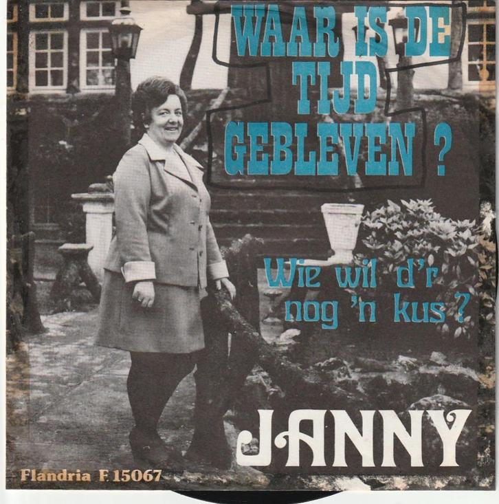 Janny - Wie wil d'r nog een kus - Nr  57, Cd's en Dvd's, Vinyl | Nederlandstalig, Gebruikt, Levenslied of Smartlap, 12 inch, Ophalen