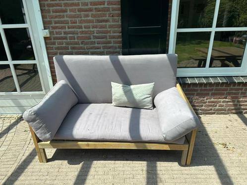 Lounge Ligbank Tuin, Tuin en Terras, Tuinsets en Loungesets, Gebruikt, Loungeset, Hout, 3 zitplaatsen, Bank, Ophalen