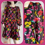 428. Vintage jurk mt 36, Kleding | Dames, Jurken, 9462RP 14, Overige kleuren, Verzenden, Vintage kleertjes