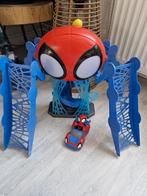 Spiderman hoofdkwartier Speelset met Auto, Ophalen of Verzenden, Zo goed als nieuw, Jongen of Meisje