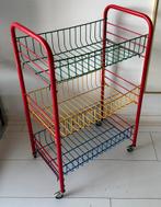 Vintage keukentrolley keukenrek op wieltjes retro, Ophalen of Verzenden, Zo goed als nieuw