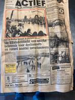 Elfstedentocht 1986, Verzamelen, Ophalen of Verzenden, 1980 tot heden, Krant