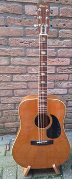 Morris W-40 1974 dreadnought Japan MIJ, Ophalen, Gebruikt, Western- of Steelstringgitaar