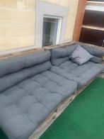 Palletkussens terras kussens, Ophalen