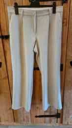 H&M crèmekleurige linnenmix zomerbroek maat 46, H&M, Verzenden, Beige, Maat 46/48 (XL) of groter