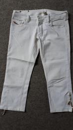 witte 3/4 jeans, Diesel, maat 30, Verzenden, Wit, Zo goed als nieuw, Diesel