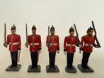 5x Tinnen soldaatjes, jaren 50? Engels, Verzamelen, Poppetjes en Figuurtjes, Ophalen of Verzenden, Gebruikt