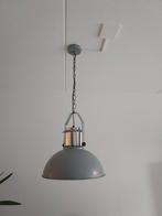 Industriële hanglamp grijs/blauw, Ophalen, Zo goed als nieuw, Minder dan 50 cm