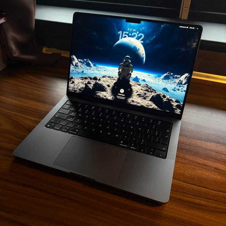 MACBOOK M1 Pro 14 inch 16gb ram 512gb, Computers en Software, Apple Macbooks, Zo goed als nieuw, MacBook Pro, Overige groottes