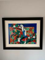 Theo Mackaay - Olieverf op papier, Antiek en Kunst, Kunst | Tekeningen en Foto's, Ophalen