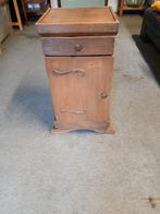 Houten kastje met lade en deur, Gebruikt, Klassiek, Ophalen of Verzenden, Met deur(en)
