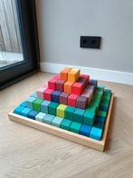 Grimm Houten Blokken Piramide set (100 stuks), Ophalen