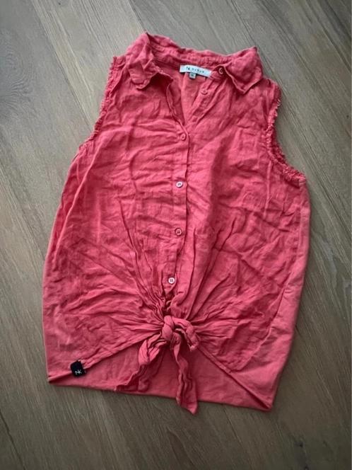 Nukus koraal roze bloesje XS zgan, Kleding | Dames, Tops, Zo goed als nieuw, Maat 34 (XS) of kleiner, Roze, Korte mouw, Ophalen of Verzenden