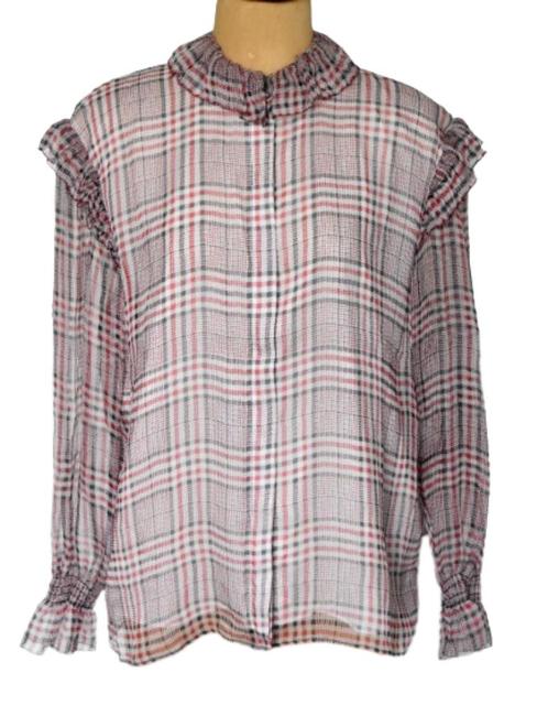 Designers Remix doorschijnende blouse, Mt. 36 / S, Kleding | Dames, Blouses en Tunieken, Zo goed als nieuw, Maat 36 (S), Verzenden