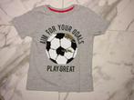 116 VOETBALSHIRT goals, Kinderen en Baby's, Ophalen of Verzenden, Zo goed als nieuw, Jongen, Shirt of Longsleeve