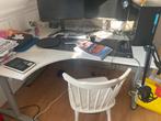 Hoekbureau met ladekast, Ophalen, Gebruikt, Bureau