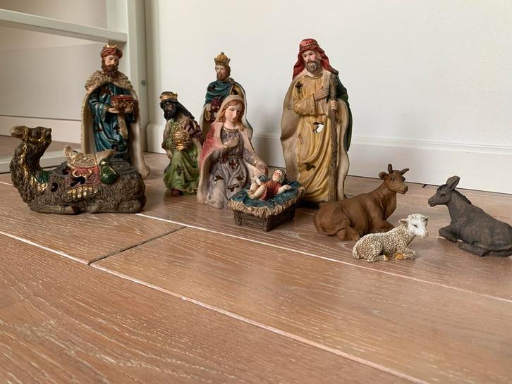 Kerstal Figuren Set - Compleet met Lichtgaten, Diversen, Kerst, Ophalen of Verzenden